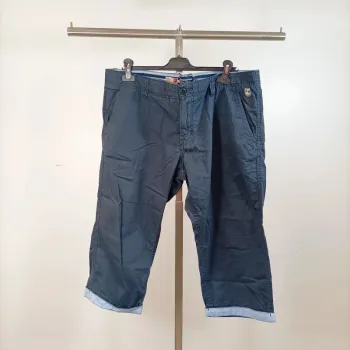 Pantalon 3/4 bleu Best Mountain 100 % coton taille 46 décontracté A849