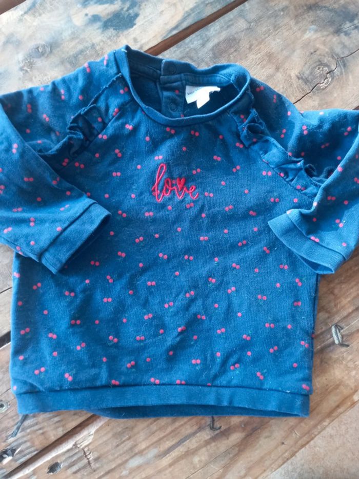 Pull 12 mois fille