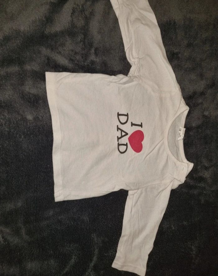 Tee-shirt manches longues fille taille 9mois