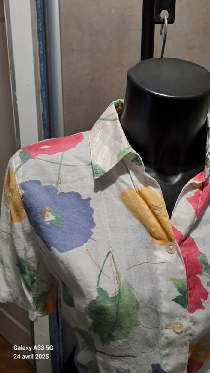 Chemise fleurie 38/40 - photo numéro 2
