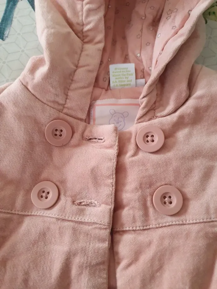 Manteau à capuche 12 mois winnie l ourson - photo numéro 5