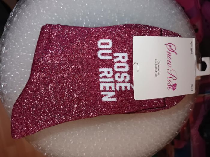 chaussettes rosé - photo numéro 3