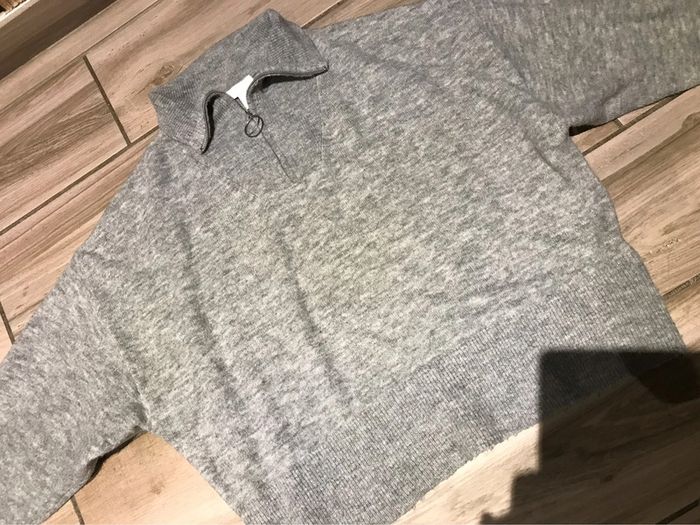 Pull gris H&M XL - photo numéro 2