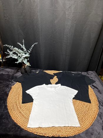 Lot de 3 maillots unis taille 6 ans