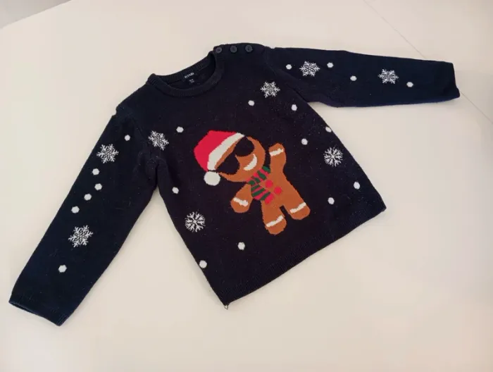 Pull de Noël Kiabi 36 mois - photo numéro 3