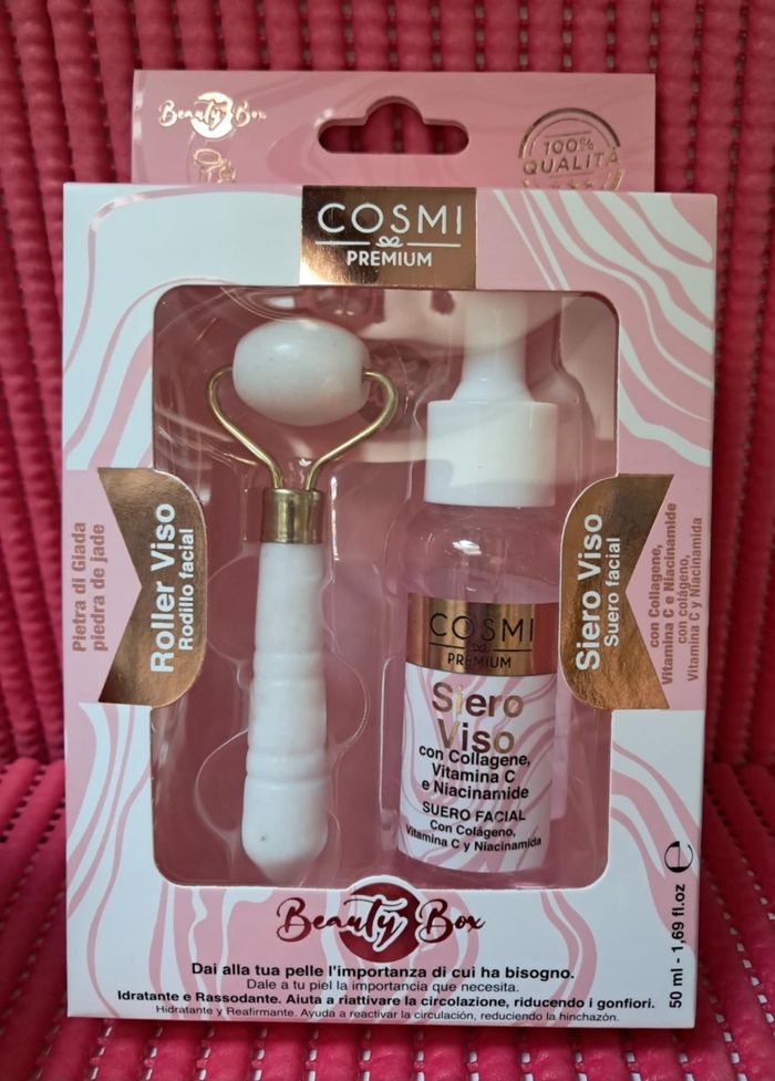 Kit sérum +Roller visage et cou Skin care Cosmi Milano