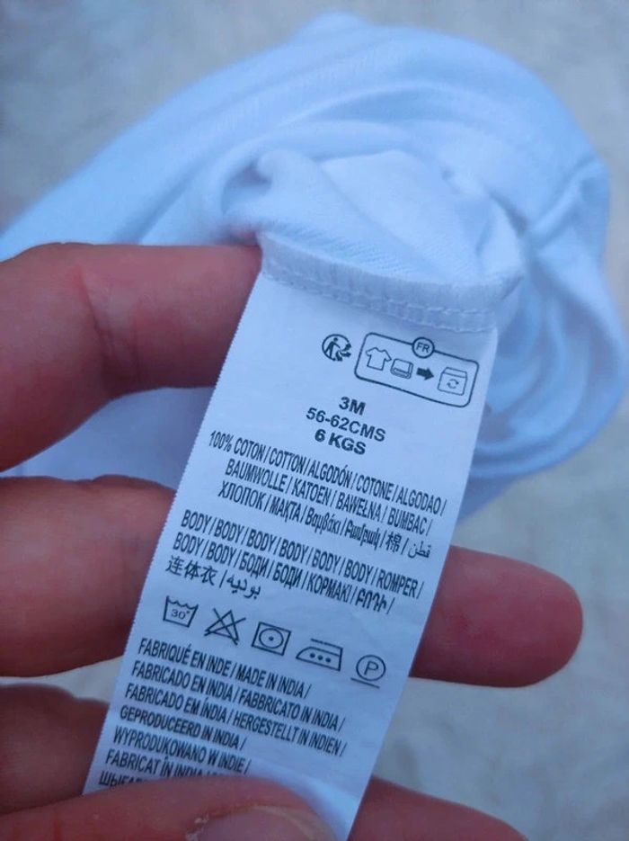 Lot de 3 bodies bretelles Marcel Fille 3 mois Cœur Kiabi Eco conception 100% coton bio - photo numéro 18