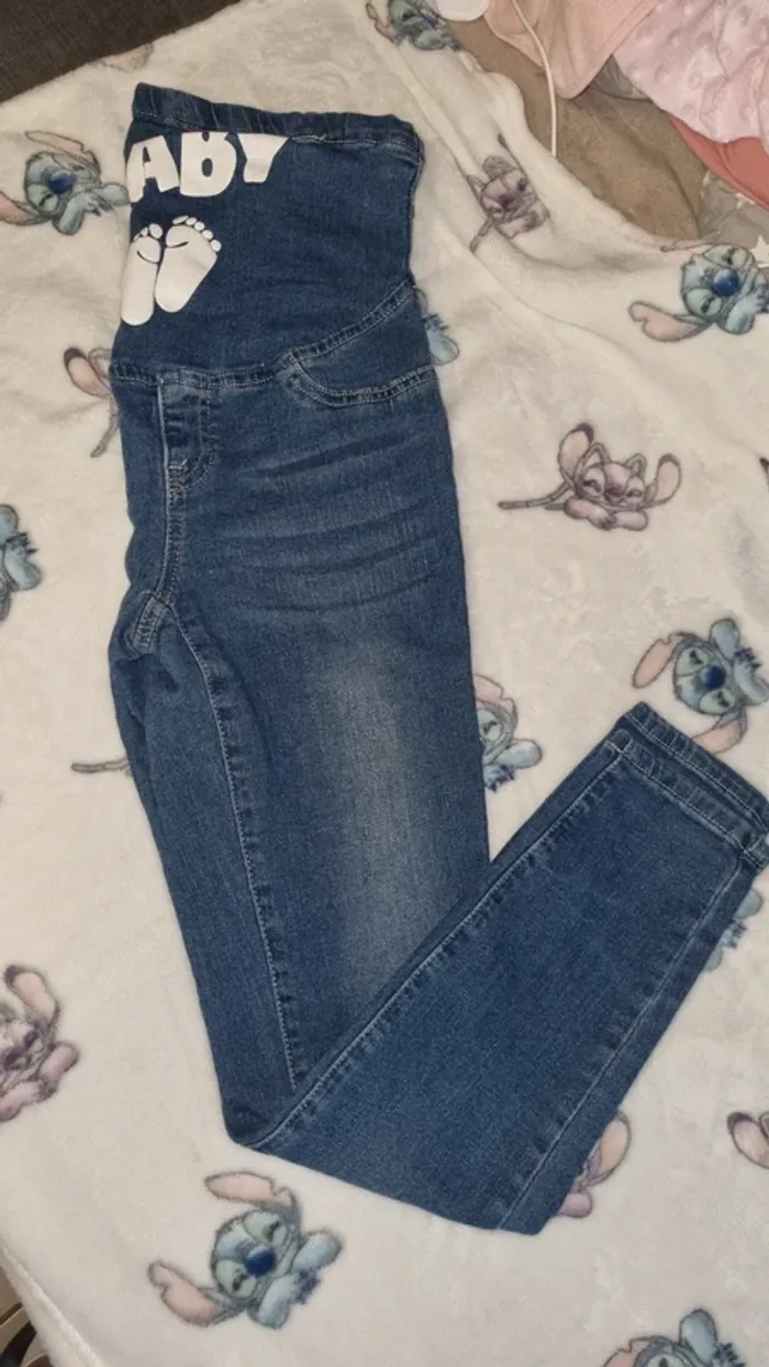 Lot pantalon de grossesse taille 36 en bon état - photo numéro 15