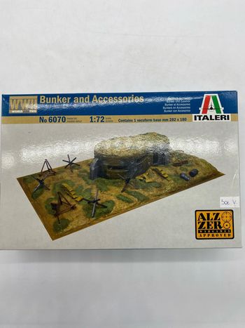 Italeri maquette bunker and accessories