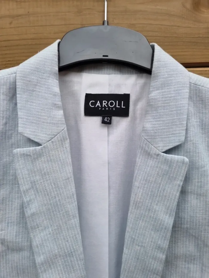 Veste Caroll neuve en lin  taille 42! - photo numéro 2