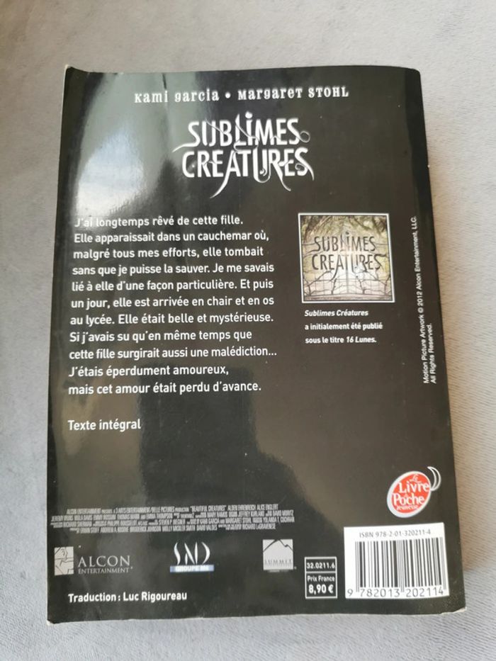 Livre Sublimes créatures - photo numéro 2