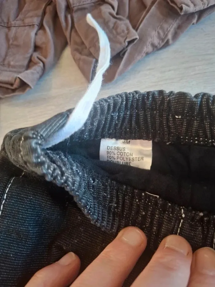 Lot Pantalons garcon 3 mois - photo numéro 4