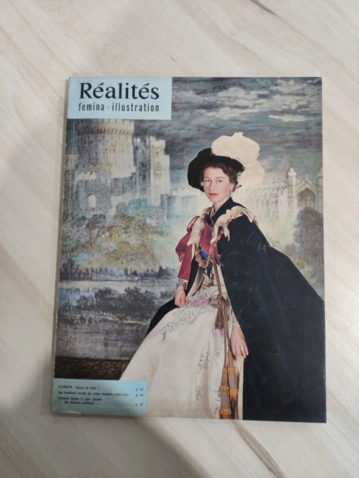 Réalités femina illustration Elisabeth II succès ou échec février 1957