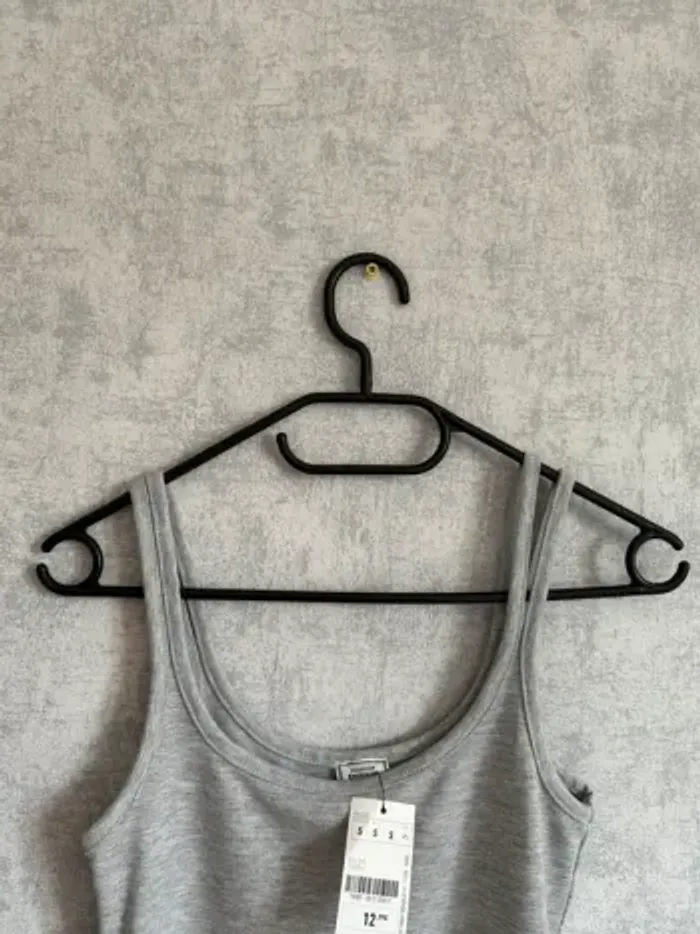 robe gris clair Pimkie à bretelles taille S - photo numéro 3