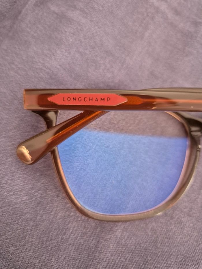 Paire de lunettes Longchamp couleur noisette - photo numéro 3