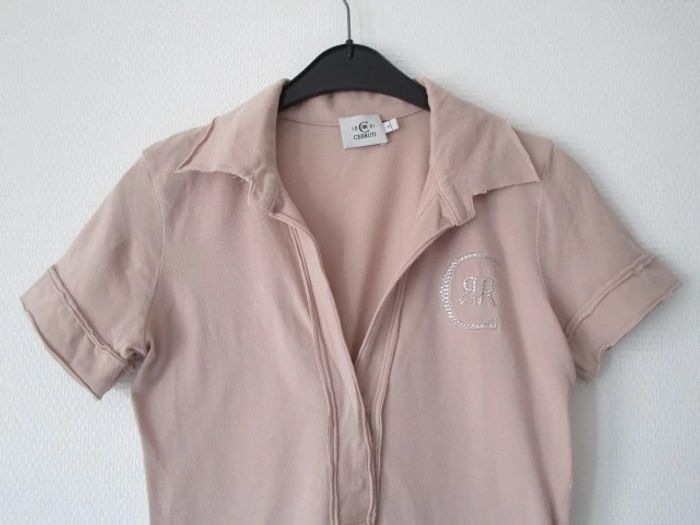 Polo rose poudré Cerruti S TBE - photo numéro 3