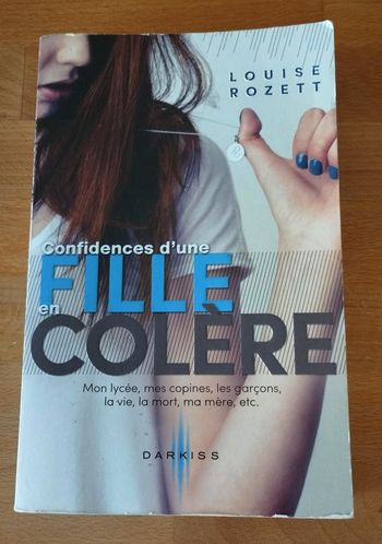 Livre Confidence d'une fille en colère