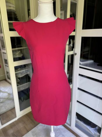 Robe rose Zara élégante dos nu nœud - Taille S