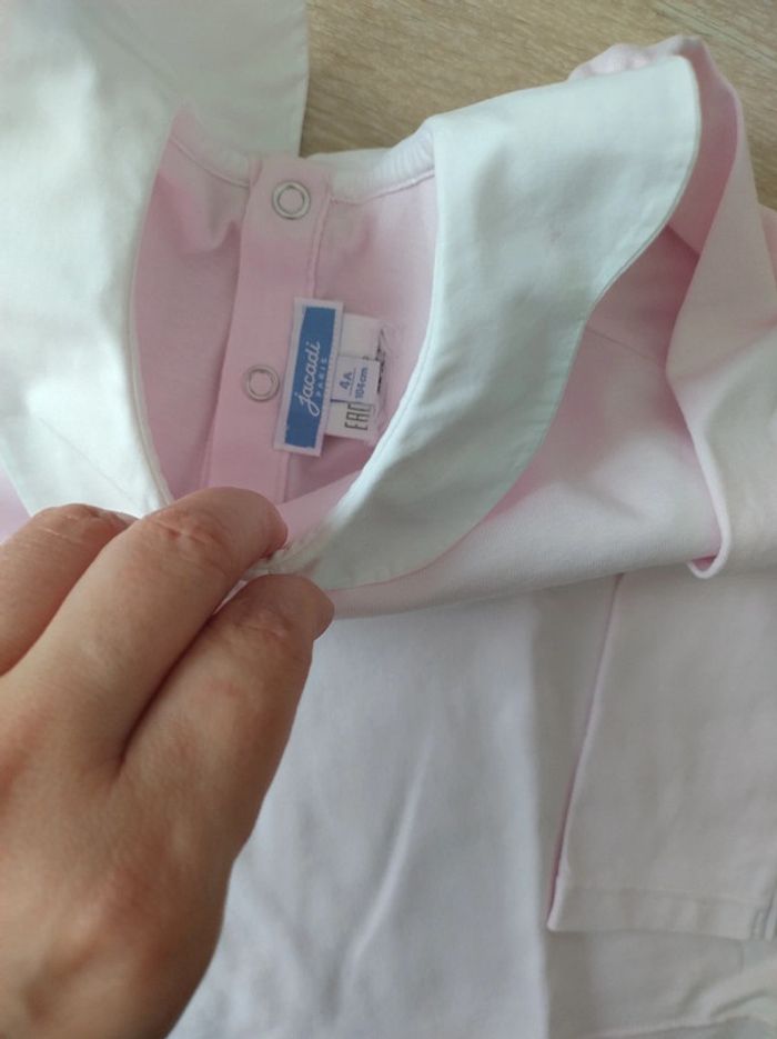 Tee-shirt rose col claudine Jacadi - photo numéro 2