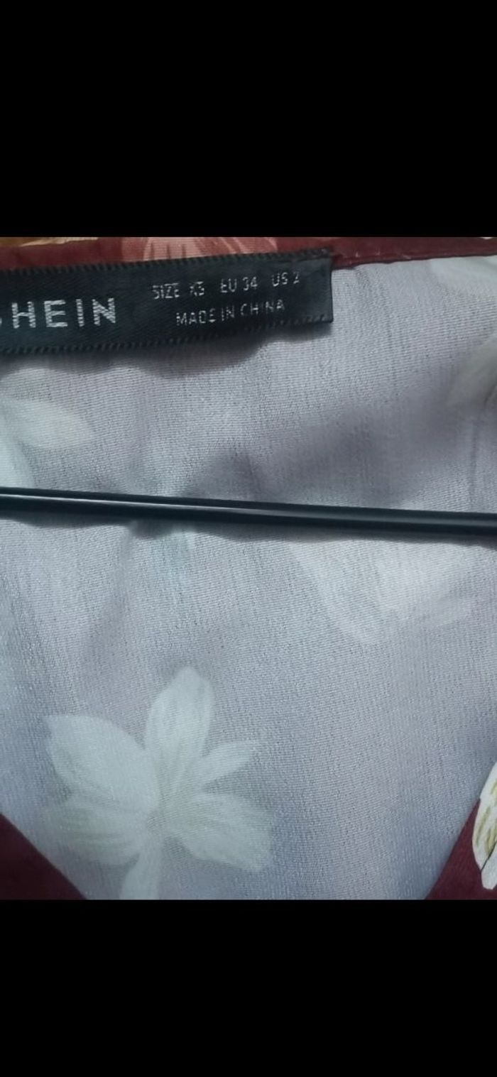 Robe bordeaux Shein - photo numéro 3