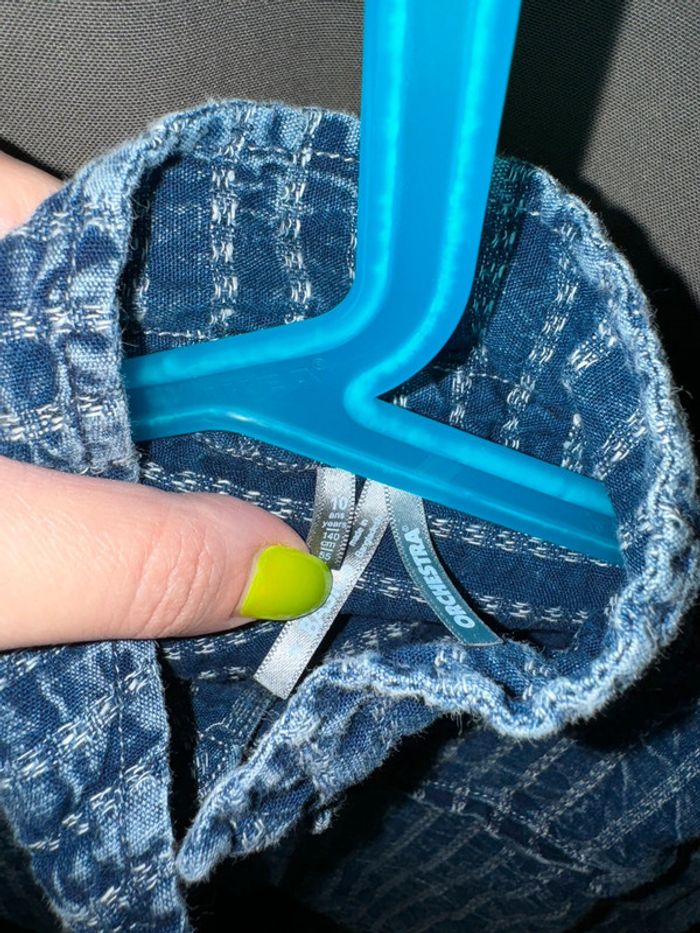 Chemise manches longues effet froissé 10 ans orchestra - photo numéro 4