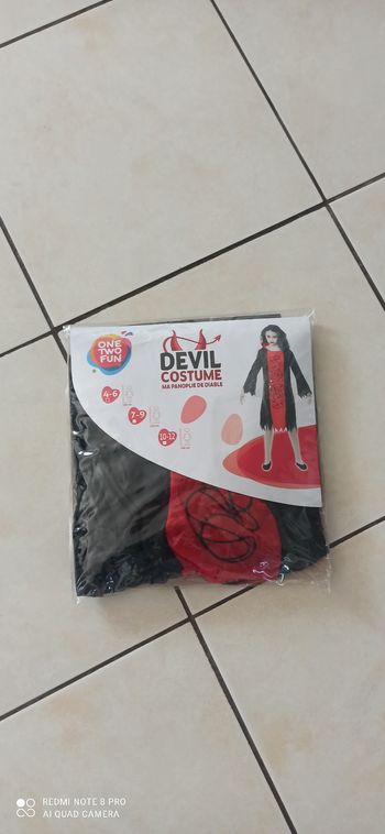 Déguisement diablesse 4/6 ans