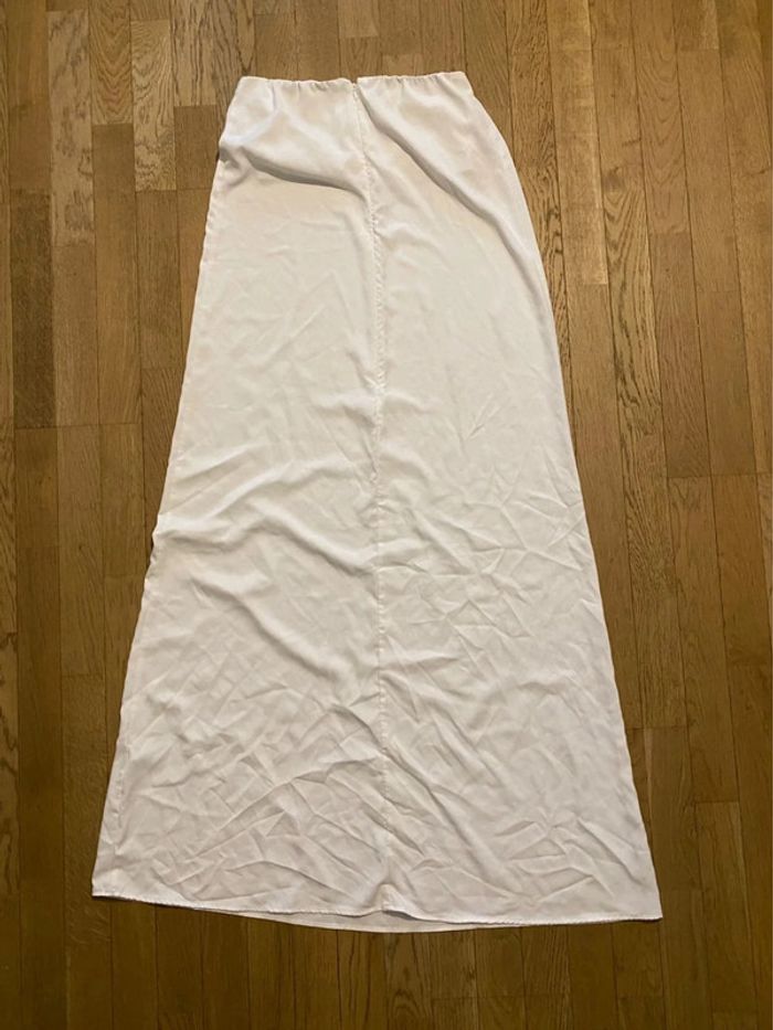 Longue robe bustier blanche taille 40 - photo numéro 4