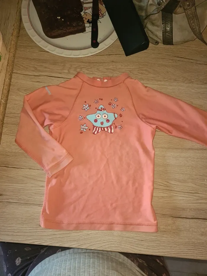 T shirt anti uv 4 ans fille - photo numéro 2