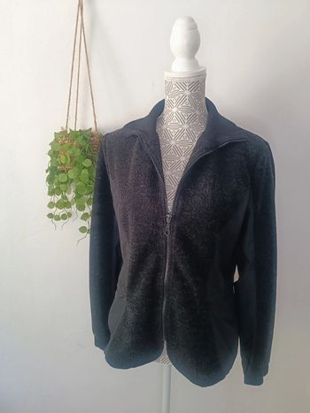 🌸 Jolie Veste Bi matière taille XL