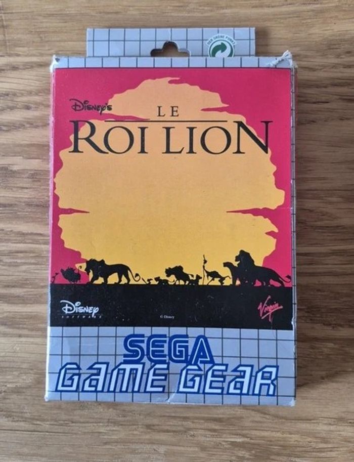 Jeu Le Roi Lion Sega Game Gear GG Complet pal euro Cib