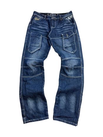 Jean Vintage Y2K Brodé Baggy Rivaldi 40