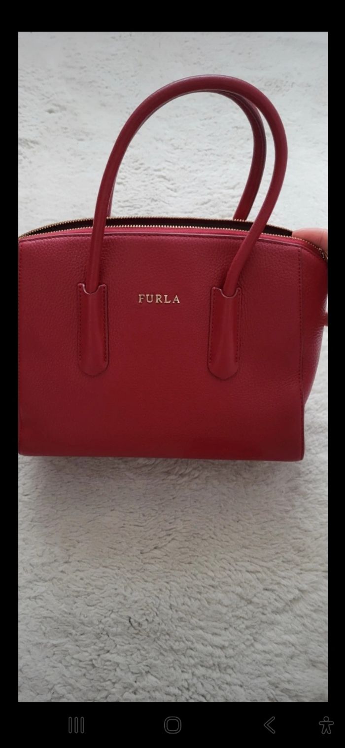 Sac Furla Tessa Rouge - photo numéro 4