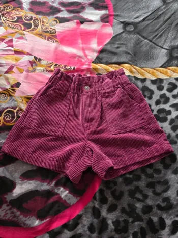 Short en velours