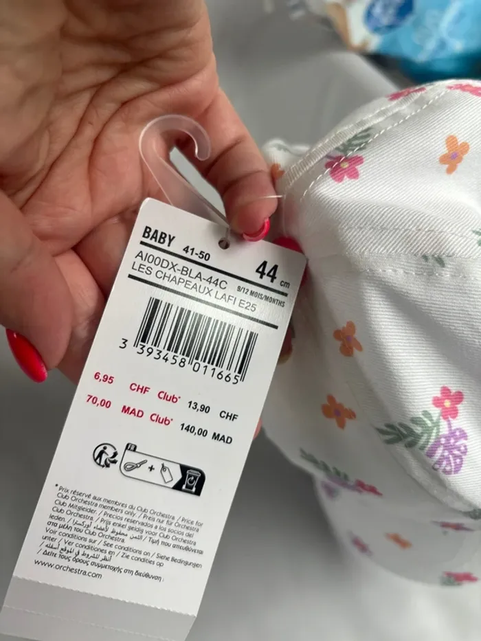 Casquette bébé fille t 44 - photo numéro 4