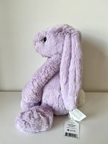 Medium bashful LILAC bunny Jellycat