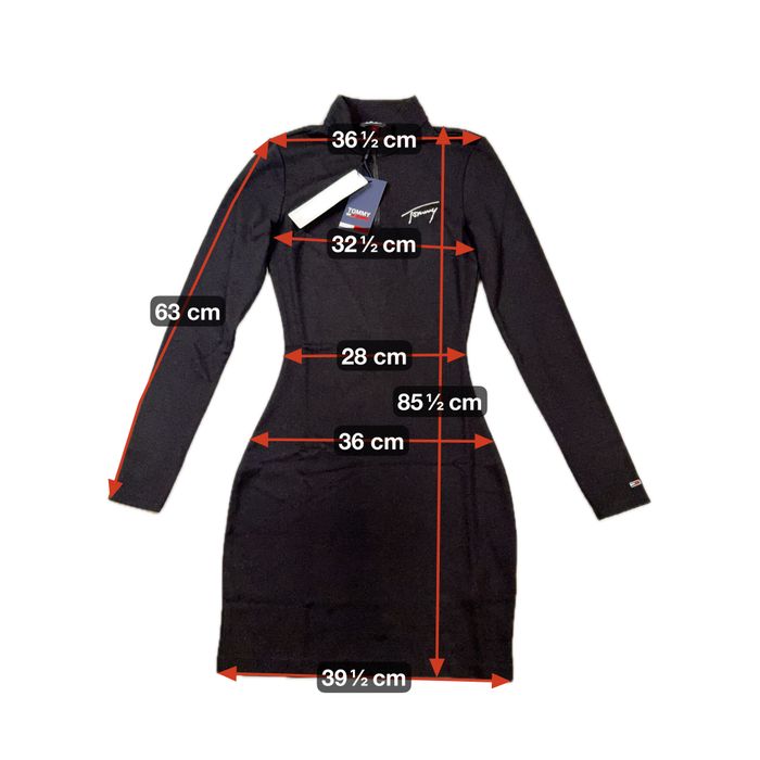 Robe à manches longues Tommy jeans noire (Taille XS) - photo numéro 7