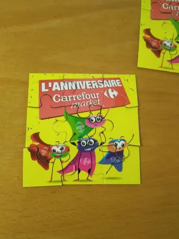 Lot de 2 petits puzzle aimanté