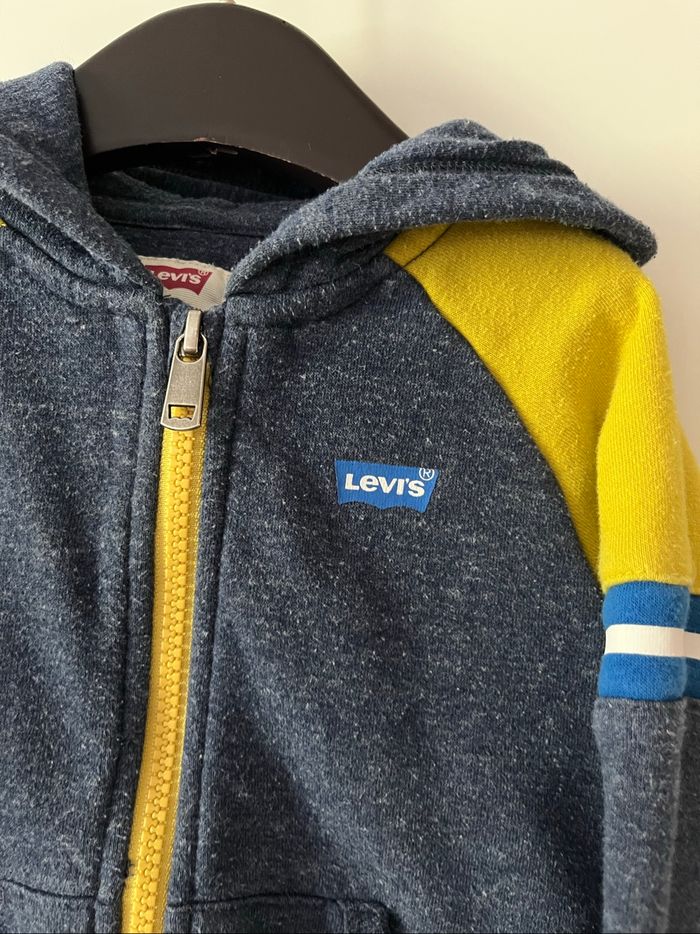 Sweat à capuche zippé LEVI’S 24 mois - photo numéro 2