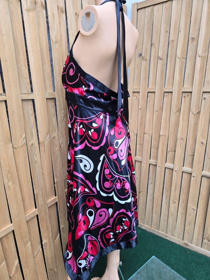 Robe foulard asymétrique 🍒vintage 90🍒taille 44 - photo numéro 6