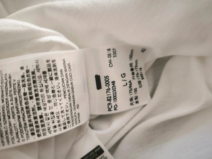 Tee shirt Levi's blanc col rond homme taille L - photo numéro 5