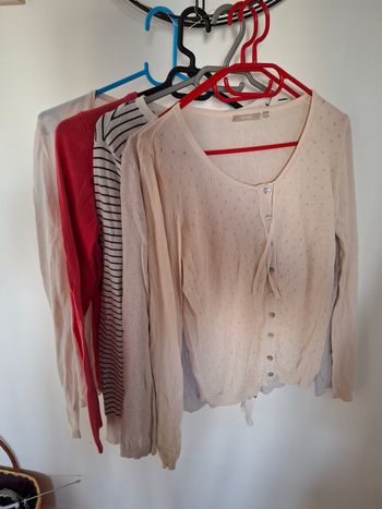 Lots de 5 veste fines 