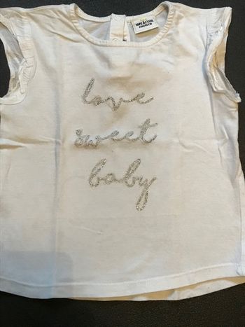 t-shirt fil brillant