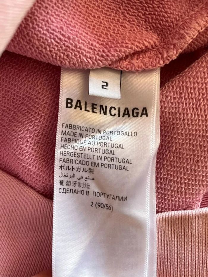 Sweat rose pâle Balenciaga - photo numéro 5