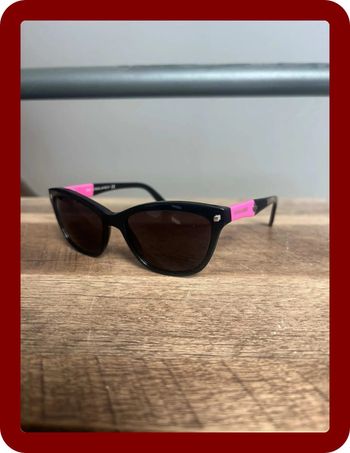 Lunette de soleil Dsquared2 taille unique rose et noir