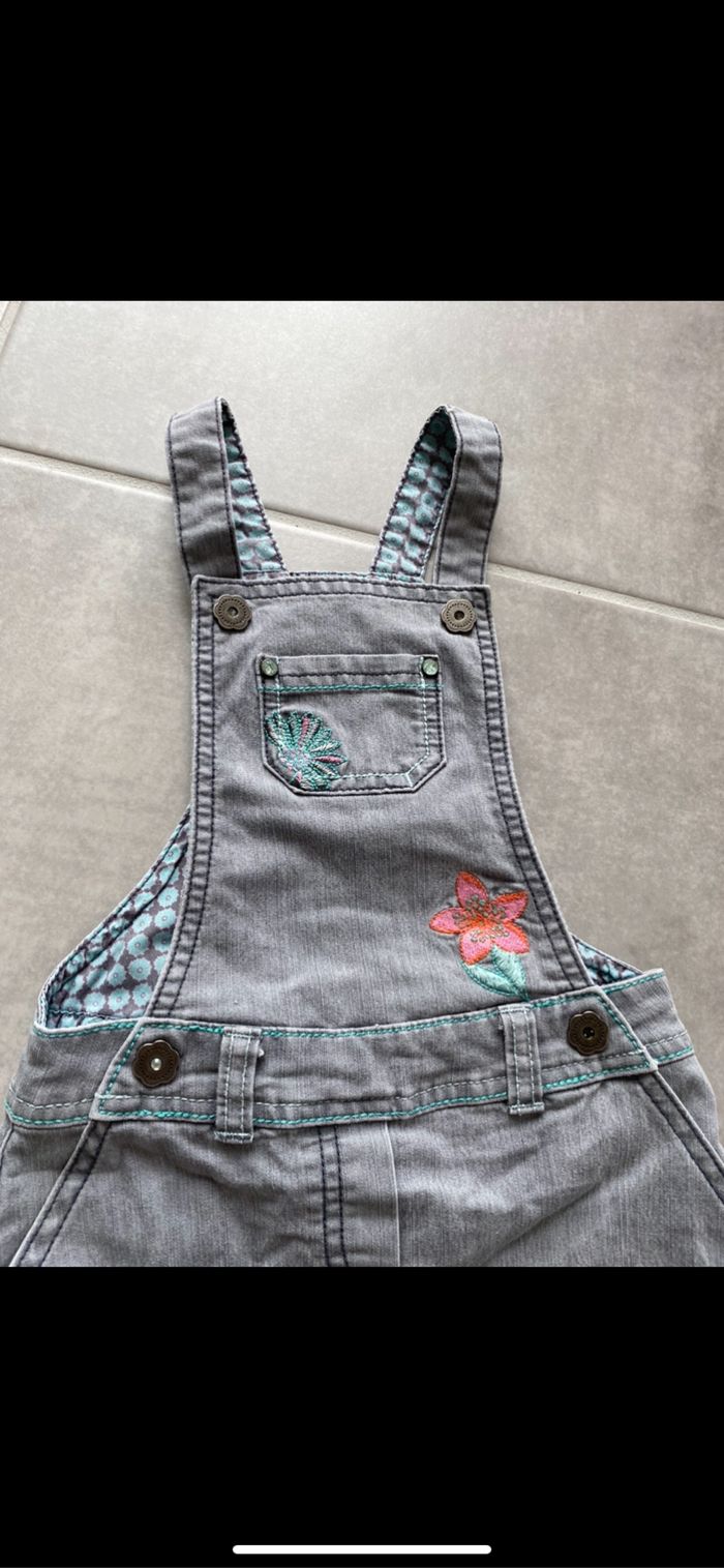 Salopette jupe en jean Orchestra 5 ans - photo numéro 3