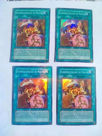 4 cartes Yu-Gi-Oh! Surfréquençage de noyau tshd-fr087