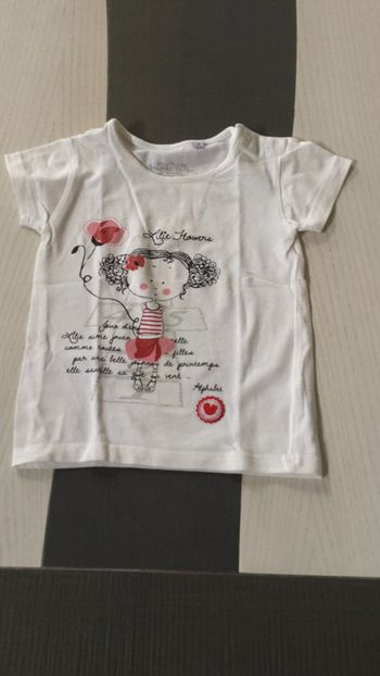 Tee shirt Alphabet 18m