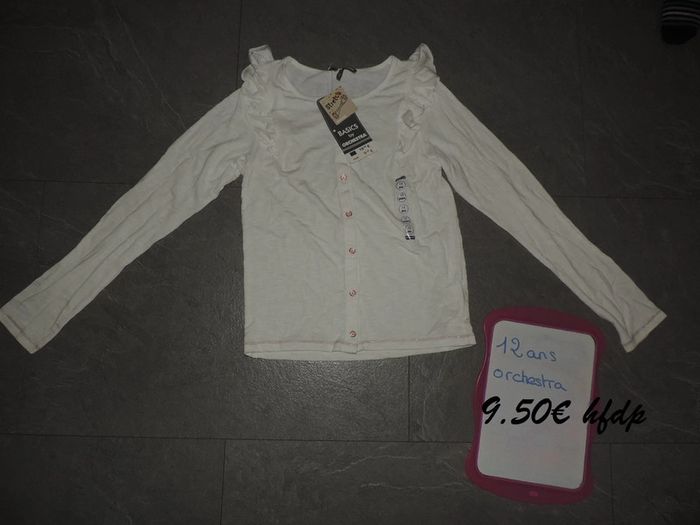 gilet orchestra taille 12 ans