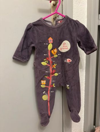 Babigros en velours 3 mois 