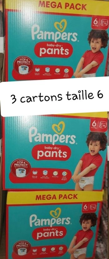 Couches pampers